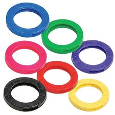 Lucky Line Key Identifier, Multicolor, Vinyl, Medium, 20 PK 1670020 Lucky Line