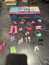 Barbie "Tara" Accessory Case - 3 Drawer Organizer 2002 9 x 3 in Vintage Toy Pink