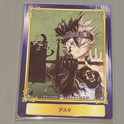 Black CLover Jump Fair 2018 SCF Card Asta