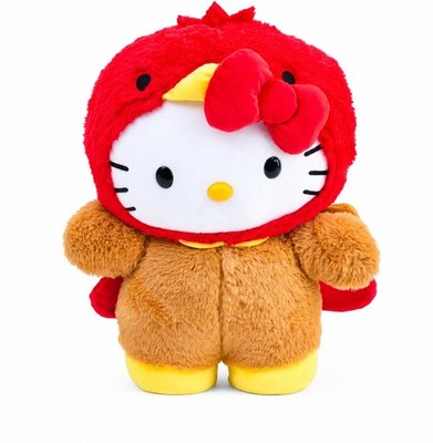 19'' Sanrio Hello Kitty Thanksgiving Harvest Fall Autumn Turkey Plush Greeter