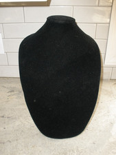 Black Velvet Jewelry Necklace Display Bust Stand 15  Darice