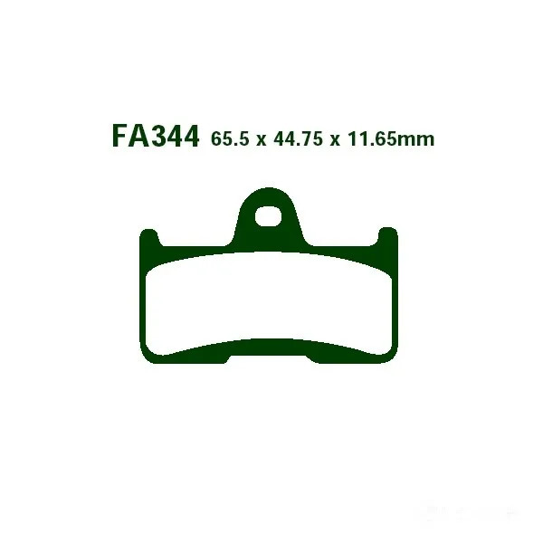 Bremsbelag BremsbeläGe Ebc FA344TT Hinten FüR Cfmoto Terralander 500 2012-2013-image