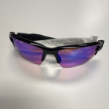 Oakley Flak 2.0 XL Black Wrap Sunglasses Prizm Golf Mirrored UV