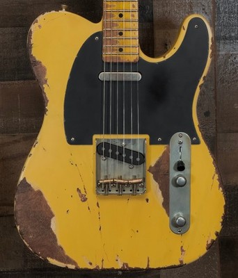 Nash T-52 Butterscotch Blonde Electric Guitar - Extra Heavy Aging