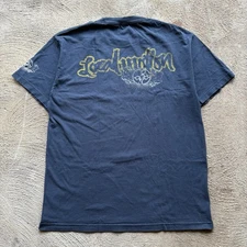 Vintage Y2K Local Motion Navy Blue Tee Mens L Skate Surf
