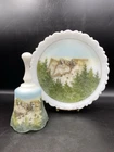 Fenton HP Mt Mount Rushmore A Hart Plate & Bell by D Fredrick