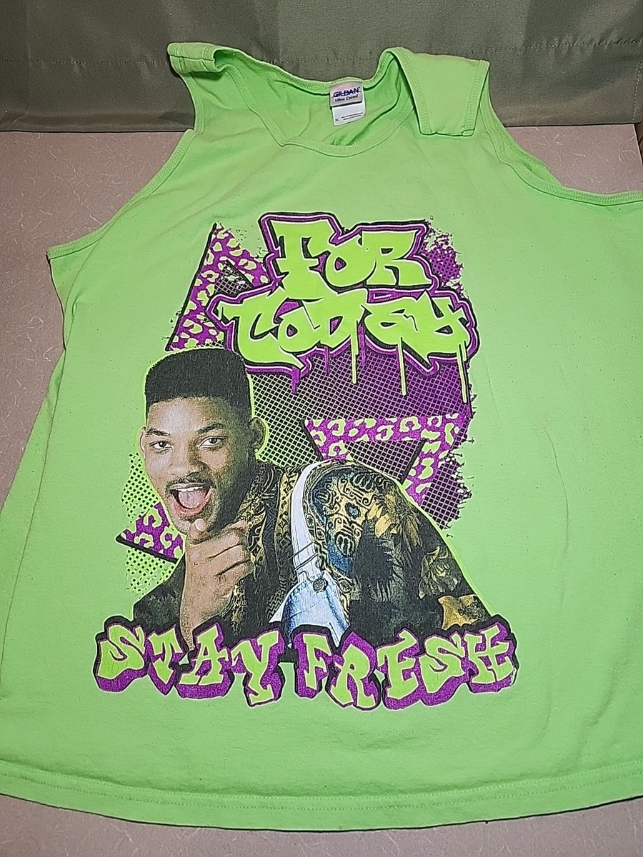 トップス FRESH PRINCE WILL SMITH VINTAGE TEE XL Vintage 90s The Fresh Prince of Bel-Air TV Show Promo T