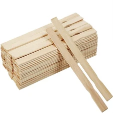 300 PCS 14 Inch Length Paint Sticks, Premium Wood MultiPurpose Flat Unfinished W