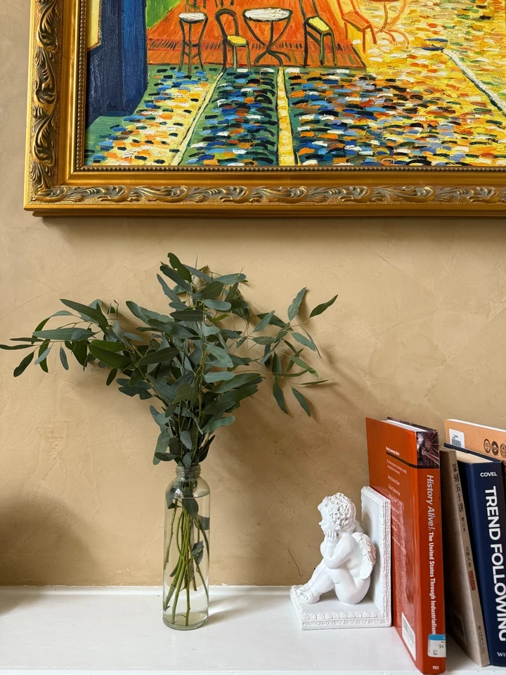 Paquete de tallos de eucalipto corte fresco Hola California hoja real natural Foto 2 de 4