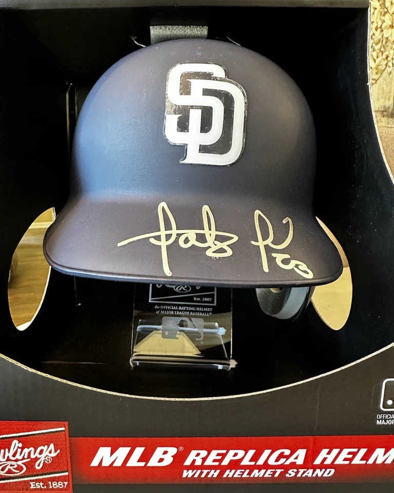 FERNANDO TATIS JR. Signed Auto Rawlings Batting Helmet JSA Witnessed Padres - Image 2 of 4