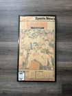 Framed Dan Marino Autographed 1984 Miami Herald 'Sports News' Souvenir Poster Pa