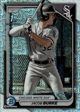 2024 Bowman Jacob Burke #BCP-116 Chrome Prospects Mojo Refractors Chicago 24H