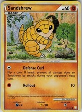 Sandshrew 79/123 Common HeartGold SoulSilver Yukiko Baba on eBay