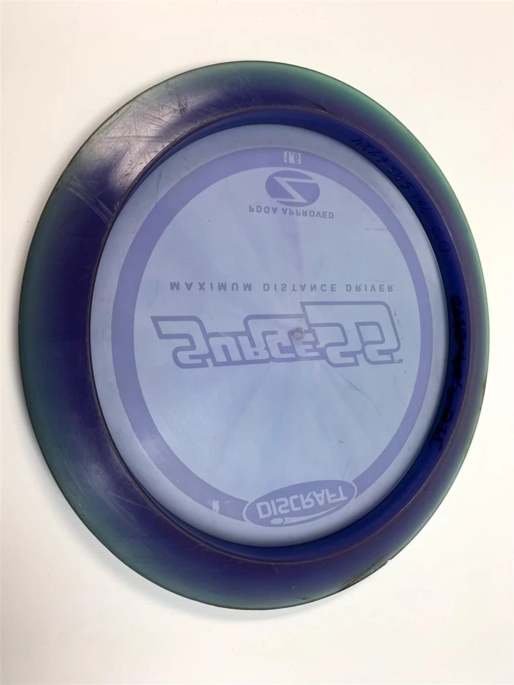 Discraft Z Surge SS PFN Disc Golf Driver: Purple Green Fade - 168g - Image 3 of 4