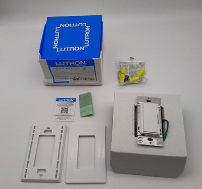 Lutron DVRFW-6L-WH-A, In-Wall Dimmer Switch, White