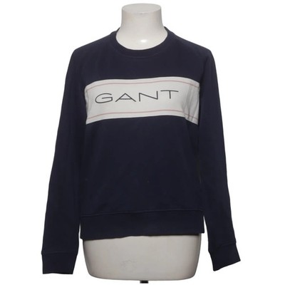 GANT, Sweatshirt, Größe: M, Blau/Weiß, Baumwolle/Polyester, Einfarbig #ZOX