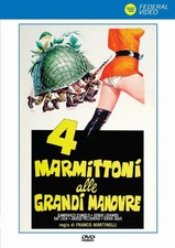 4 MARMITTONI ALLE GRANDI MANOVRE DVD Gianfranco D'Angelo Lino Banfi
