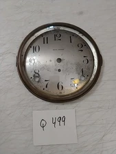 SETH THOMAS ROUND TOP CABINET MANTLE CLOCK DIAL & BEZEL & GLASS