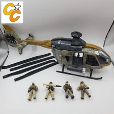 Incomplete Mega Construx Call Of Duty Urban Assault Copter Helicopter FDY78 Set