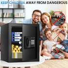 2.3 Cuft Fire Proof Safe for Home Documents Use, Small Home Safes Water and Fire 313097022054