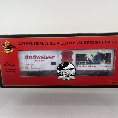 MTH Premier 20-94216 Anheuser Busch Budweiser 40’ Steel Sided Beer Reefer O NEW - Picture 8 of 10