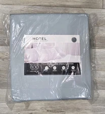 Hotel Signature 800 Thread Count Cotton 6-Piece Sheet Set Blue Full