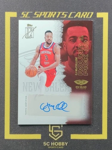 2025 Topps Signature CJ McCollum Base (RAW)