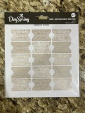 Dayspring Hope & Encouragement Bible Tabs Gold/Beige 66 Piece New In Package