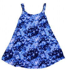 LuLaRoe Womens Dress Size 3XL LYNN Romper Dress Shorts Purple Tie Dye 24-26 NWT