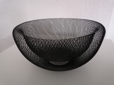 Vase Metalldraht Design Deko Interieur Black Universal