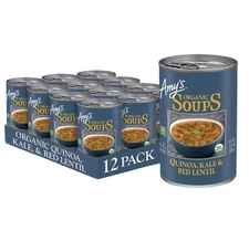 Amy's Soup, Vegan, Gluten Free, Organic Kale, Quinoa and Red Lentil, 14.4 Ounce