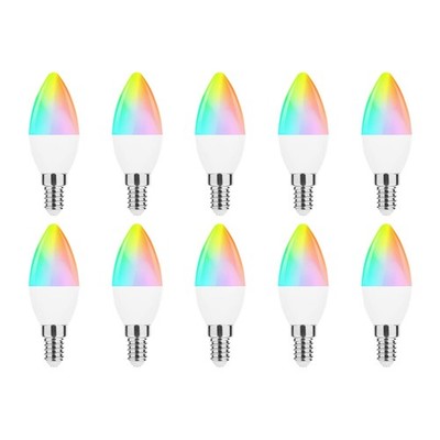 Modee E14 LED Kerzenlampe 4,9W Neutralweiß 10 Stück