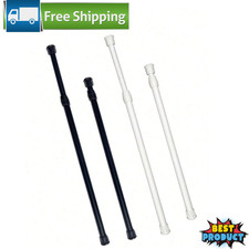 Extendable Curtain Rod Telescopic Towel Rail Pole Bath Shower Curtain ABS Rod