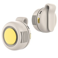 TFQXA1Z Portable Silent Clip On Bladeless Fan, Rechargeable Mini, White