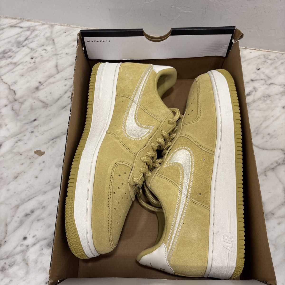 Nike Air Force 1 07 LV8 Buff Gold-Sail Sz 10 Men\'s [HJ4465-700] NEW Men main image 3