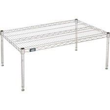Global Industrial Chrome Wire Dunnage Rack 36"W x 24"D x 14"H