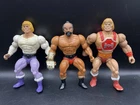 3 Vintage He-Man MOTU Jitsu And Prince Adam Action Figures
