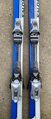 Salomon Verse 5.5 170 cm Unisex Adult Skis w/ Bindings Blue/White