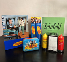 Seinfeld Seasons 1-3 Limited Collectors Gift Set DVDs Cards Monks Diner Props