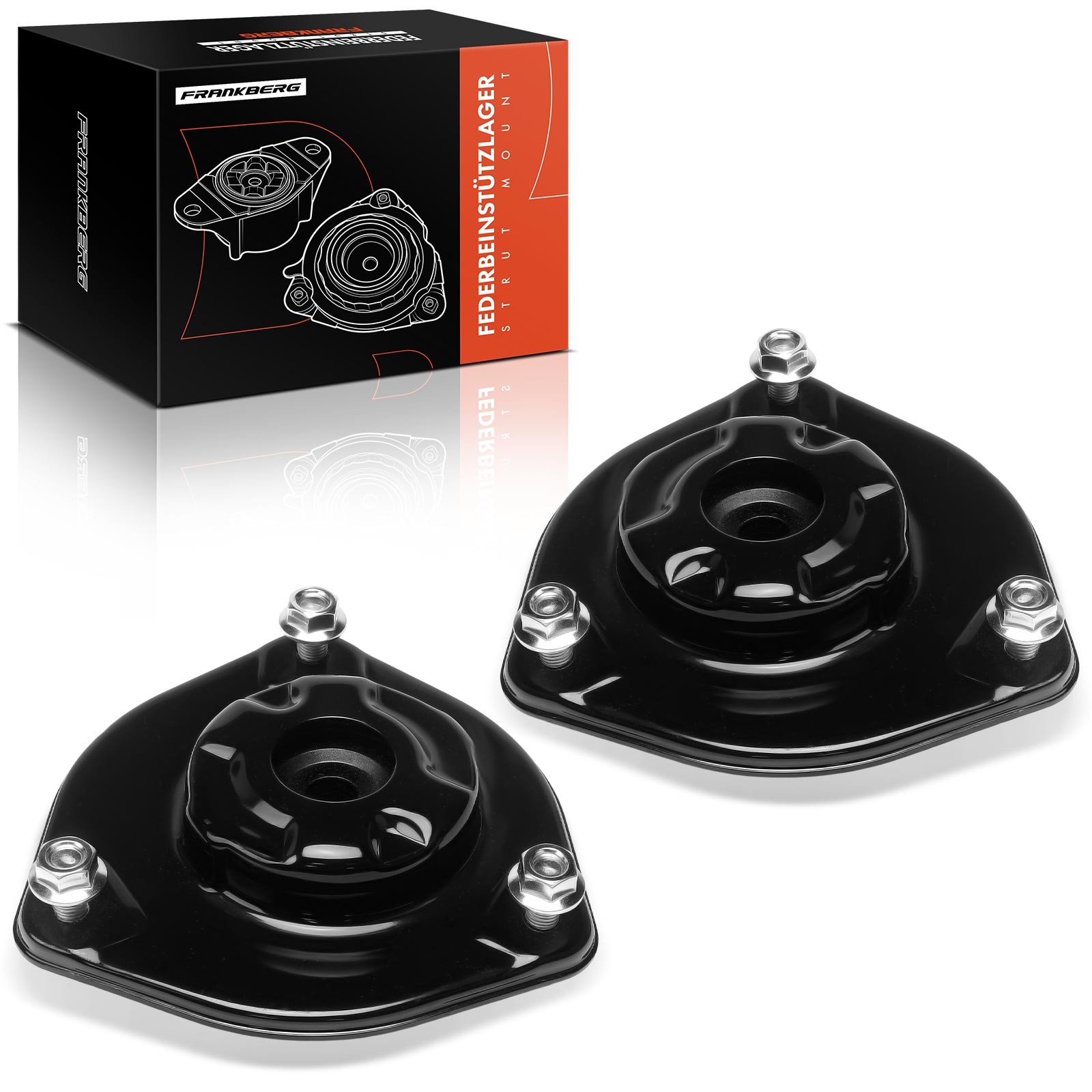 FRANKBERG 2x Top Strut Mountings Front for Kia Pro CeeD Hyundai i30 546102H000