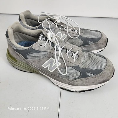 New Balance 993 Made in USA 2E Wide Grey White for Sale