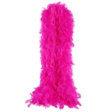 THARAHT Hot Pink Chandelle Turkey Feather Boa 2Yard 38g 2Yard-38g,