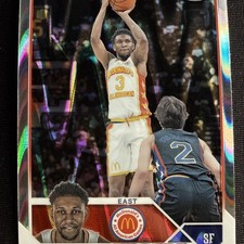Justin Edwards Rookie Card 2023 Topps Chrome McDonalds Raywave Refractor #5. rookie card picture