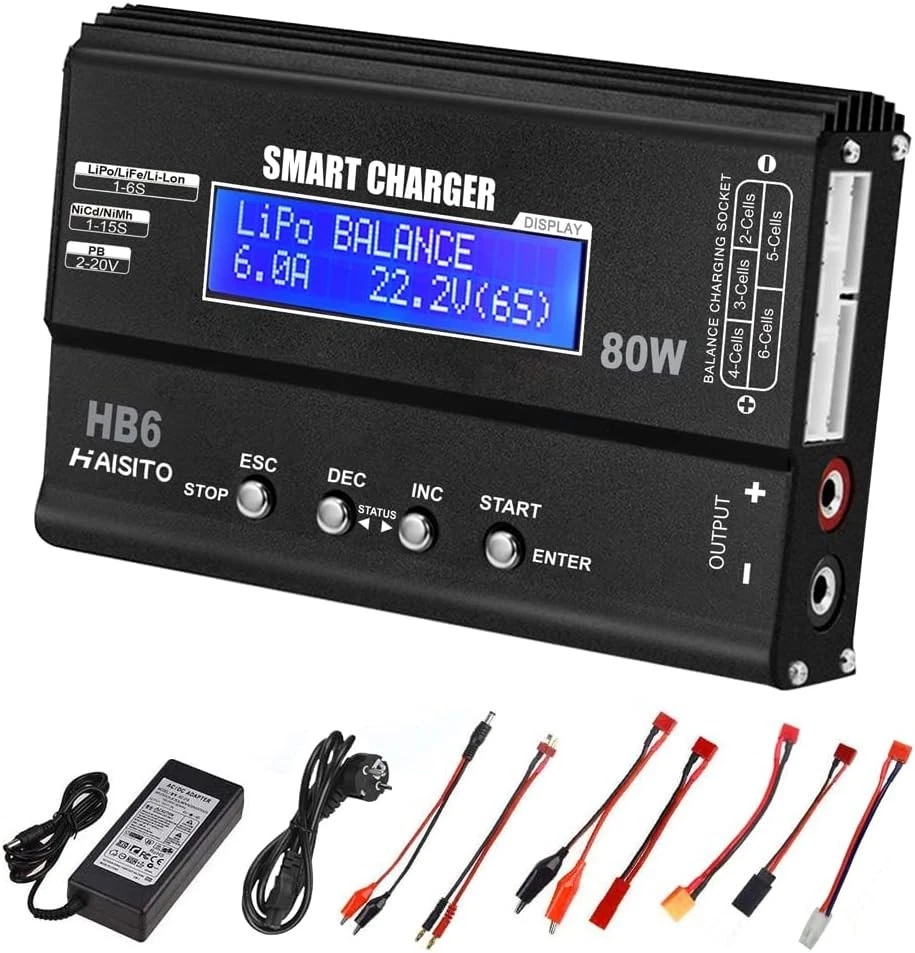 Lipo Balancer mit XT60-Adapter | 80W Leistung | 1-6S Kompatibilität - Bild 2 von 4