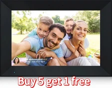  10.1 inch WiFi Smart Digital Photo Frame 16GB by Shareshow-IPS HD Touch Screen