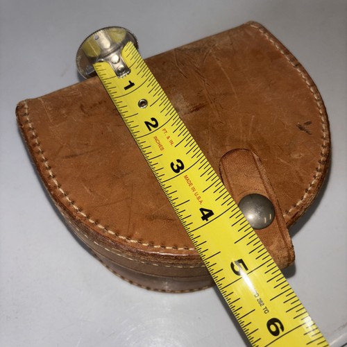 Vintage Leather Case Camera? Reel? - Picture 10 of 11