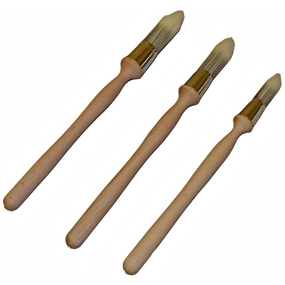 Kana Synthetic Sash Brush Set 3pk