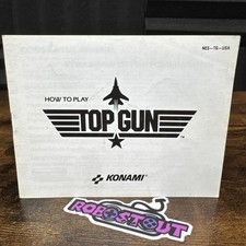 Top Gun Nintendo NES Manual instruction booklet only  