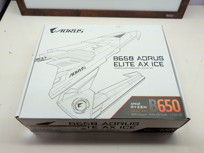 GIGABYTE B650 AORUS Elite AX ICE (AM5/ LGA 1718/ AMD) UNTESTED PARTS OR REPAIRS