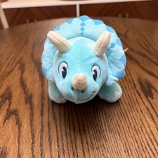 Disney World Animal Kingdom Plush 15  Dinoland Triceratops Dinosaur EUC